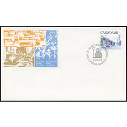 canada stamp 723 5 medium value street definitives 1978 FDC