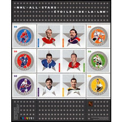 canada stamp 2085 nhl all stars 6 2005