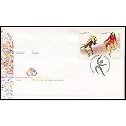 canada stamp 1895a games of la francophonie 2001 FDC