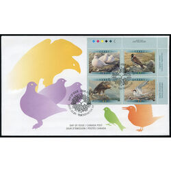 canada stamp 1889a birds of canada 6 2001 FDC UR