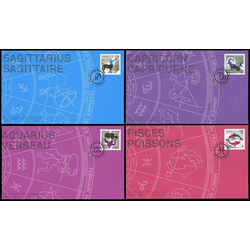 canada stamp 2457 60 signs of the zodiac 2013 FDC