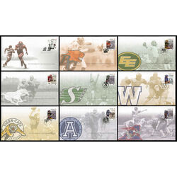 canada stamp 2568 76 100th grey cup game 2012 FDC