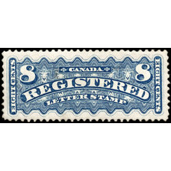 canada stamp f registration f3 registered stamp 8 1876 M XF 054