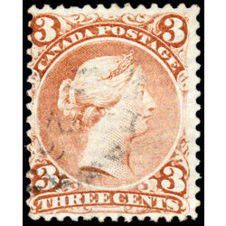 canada stamp 33 queen victoria 3 1868 U F 018