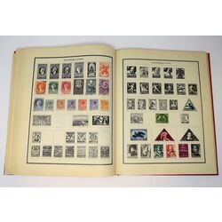 modern postage stamp album