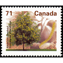 canada stamp 1370a american chestnut 71 1995