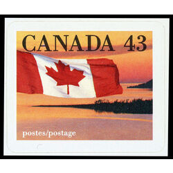 canada stamp 1389 flag over shoreline 43 1993
