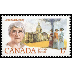 canada stamp 880 louise mckinney 17 1981
