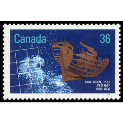 canada stamp 1142 san juan red bay 1565 36 1987