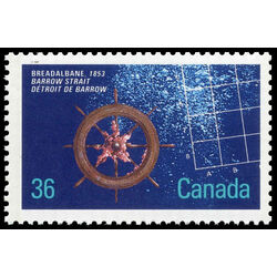 canada stamp 1143 breadalbane barrow strait 1853 36 1987