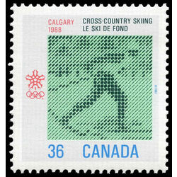 canada stamp 1152 cross country skiing 36 1987