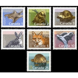 canada stamp 1155 61 mammal definitives low values 1988