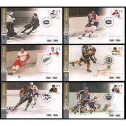 canada stamp 3027 32 canadian hockey legends the ultimate six 2017 FDC