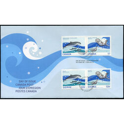 canada stamp 2387c d fdc marine life 2010 FDC JOINT