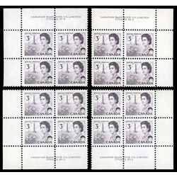 canada stamps queen elizabeth ii centennial 3 456 plate blocks 1 2 matched sets