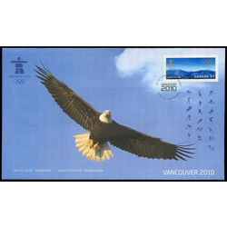 canada stamp 2367 8 vancouver 2010 olympic winter games 2010 FDC