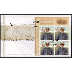 canada stamp 2369 william hall v c circa 1825 1904 57 2010 FDC UL