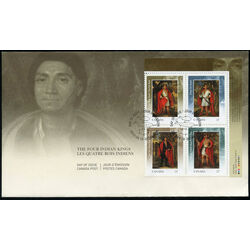 canada stamp 2383a four indian kings 2010 FDC UR