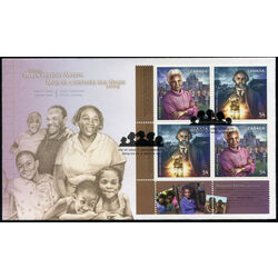 canada stamp 2316a black history month 2009 FDC LL