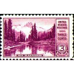 us stamp postage issues 742 mt rainier 3 1934