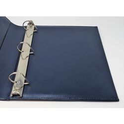 new blue binder with slipcase