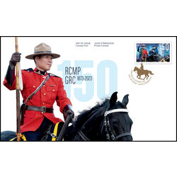 canada stamp 3382 fdc rcmp 150th anniversary 2023