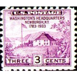 us stamp postage issues 752 washington s headquarters no gum 3 1935