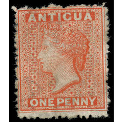 antigua stamp 3 queen victoria 1p 1867 M 003