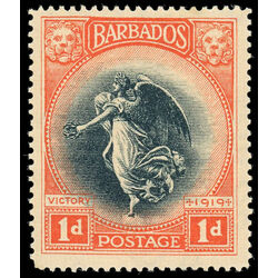 barbados stamp 151 victory 1921