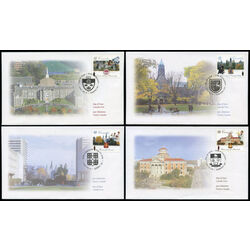 canada stamp 1941 4 universities 2002 FDC