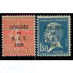 france stamp 256 7 international labor bureau 48th congress paris 1930