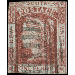 n s w stamp 12a queen victoria 1852 U 001