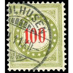 switzerland stamp j27k postage due stamp 100 1898