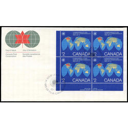 canada stamp 977 commonwealth day 2 1983 FDC LL