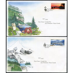 canada stamp 2223s national parks 2007 FDC