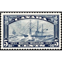 canada stamp 204 royal william 5 1933