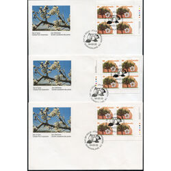 canada stamp 1373 westcot apricot 88 1994 FDC 3CBL