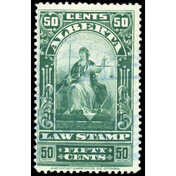 canada revenue stamp al31 law stamps justice seated 50 1910