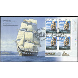 canada stamp 1779 the marco polo under full sail 46 1999 FDC LR
