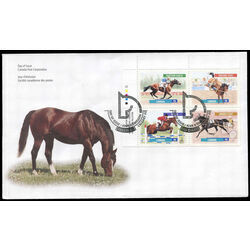 canada stamp 1794a canadian horses 1999 FDC UL