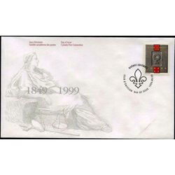 canada stamp 1799 quebec bar association logo 46 1999 FDC