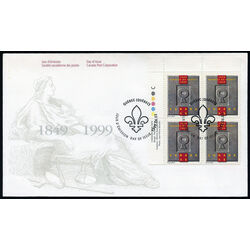 canada stamp 1799 quebec bar association logo 46 1999 FDC UL