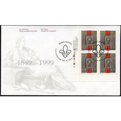 canada stamp 1799 quebec bar association logo 46 1999 FDC LL