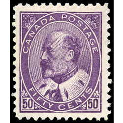 canada stamp 95 edward vii 50 1908 M VF 041