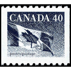 canada stamp 1194c flag 40 1990