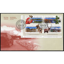 canada stamp 1742a scenic highways 2 1998 FDC LL