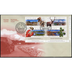 canada stamp 1742a scenic highways 2 1998 FDC LR