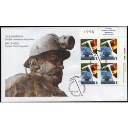canada stamp 1721 oil rig 45 1998 FDC UR