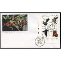 canada stamp 1566a migratory wildlife 1995 FDC LL