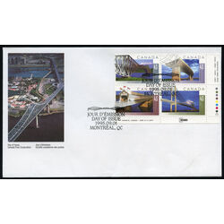 canada stamp 1573a bridges 1995 FDC LR